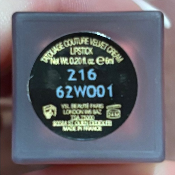 NWT •Yves Saint Laurent Tatouage Couture Velvet Matte Lipstick • 216 Nude Emblem - Picture 6 of 7